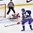PLYMOUTH, MICHIGAN - April 3: Sweden's Erika Grahm #24 shot goes wide of the net while Czech Republic's Klara Peslarova #29 and Anna Zikova #27 dive for the puck during preliminary round action at the 2017 IIHF Ice Hockey Women's World Championship. (Photo by Minas Panagiotakis/HHOF-IIHF Images)